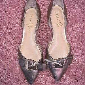 Ivanka Trump gold flats